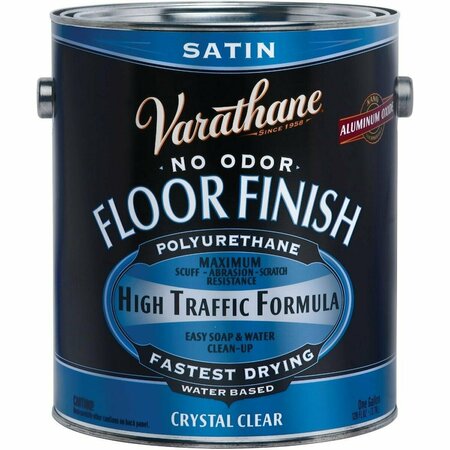 VARATHANE Satin Water-Based Diamond Floor Finish, Gallon 230231